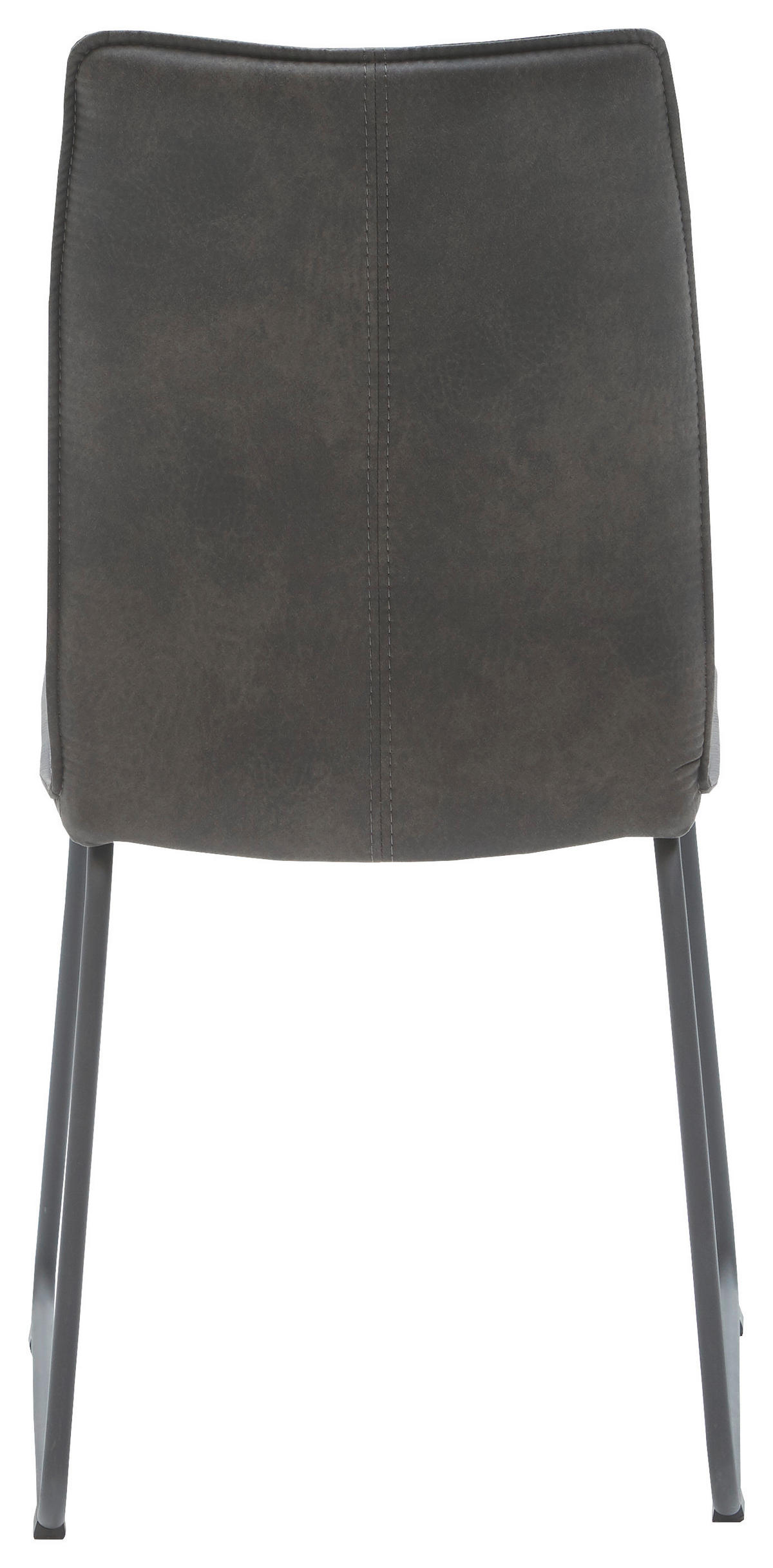 STUHL - Anthrazit, Design, Textil/Metall (46/93/57cm) - Dieter Knoll