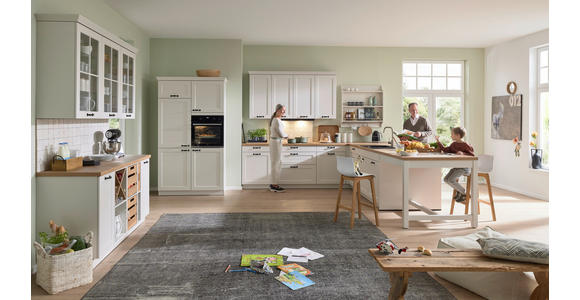 EINBAUKÜCHE   - Weiß, LIFESTYLE, Holzwerkstoff - Novel