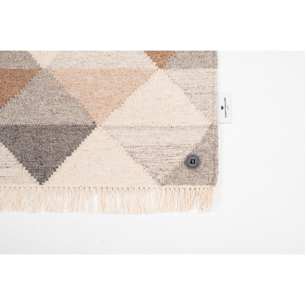 Thumbnail - Tom Tailor Teppich, Natur, Textil, Raute, rechteckig, 140x200 cm, Teppiche & Böden, Teppiche, Moderne Teppiche