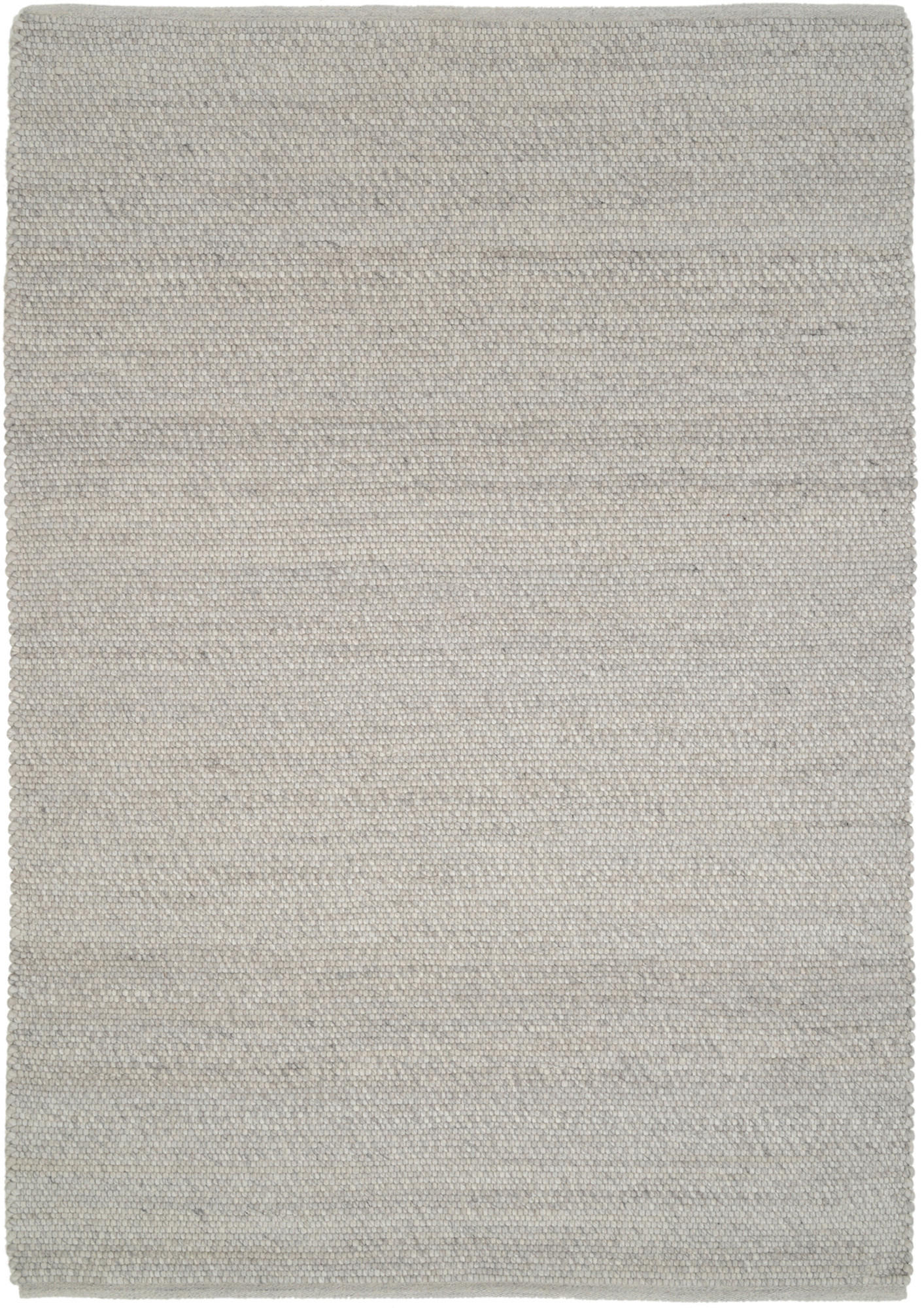 HANDWEBTEPPICH 70/140 cm Helsinki Silberfarben  - Silberfarben, KONVENTIONELL, Textil (70/140cm) - Linea Natura