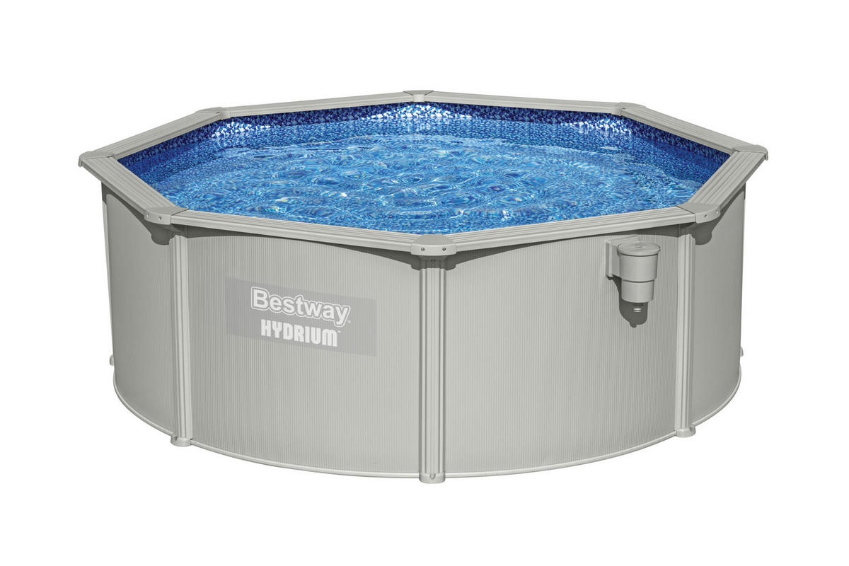 BAZÉN 360/120 cm - šedá/modrá, Konvenční, kov/plast (360/120cm) - Bestway