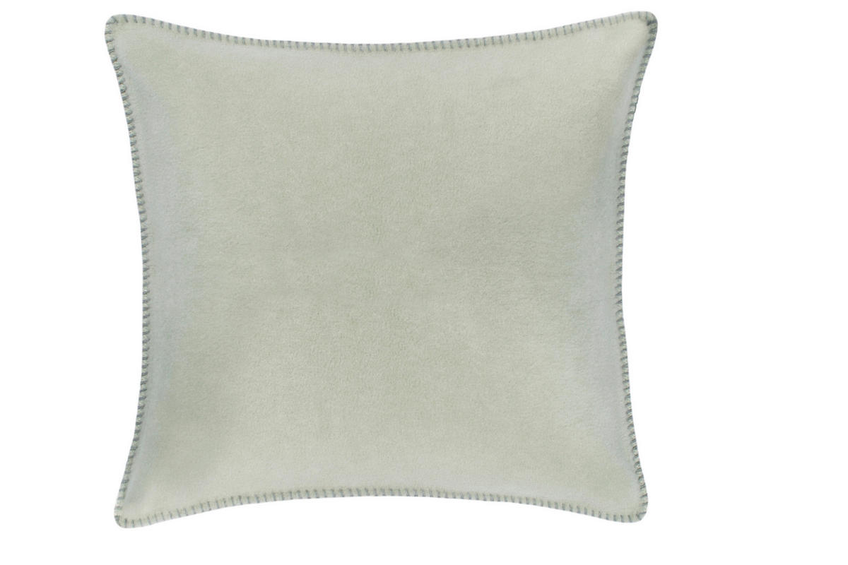 KISSENHÜLLE Soft-Fleece Soft Fleece 50/50 cm  - Hellgrün/Mintgrün, KONVENTIONELL, Textil (50/50cm) - Zoeppritz