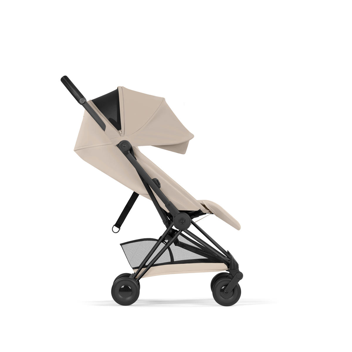 BUGGY COŸA Comfort Matt Black  - Beige/Schwarz, Basics, Kunststoff/Textil (79cm) - cybex PLATINUM