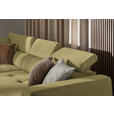 ECKSOFA  in Struktur Gelb  205/284 cm  - Gelb/Schwarz, Design, Kunststoff/Textil (205/284cm) - Xora