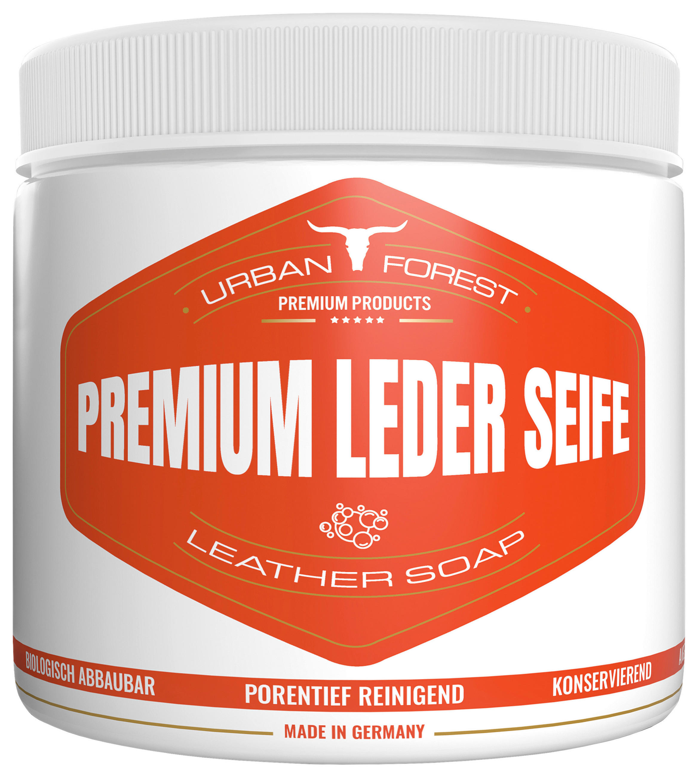 LEDERSEIFE - LEDERREINIGER - Basics, Kunststoff (500ml) - Urban Forest