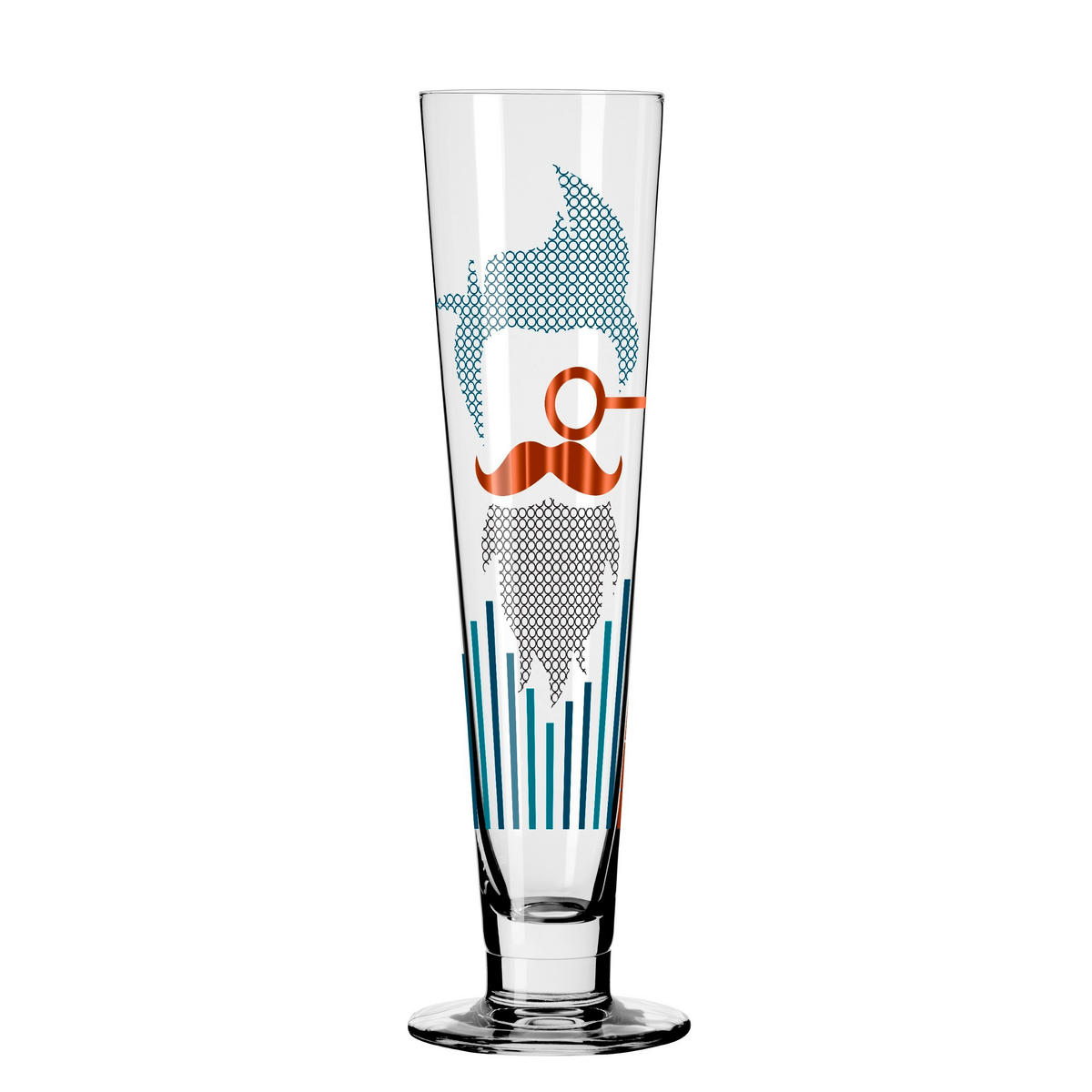 BIERGLAS 385 ml  - Türkis/Blau, LIFESTYLE, Glas (7,5/7,5/24,9cm) - Ritzenhoff