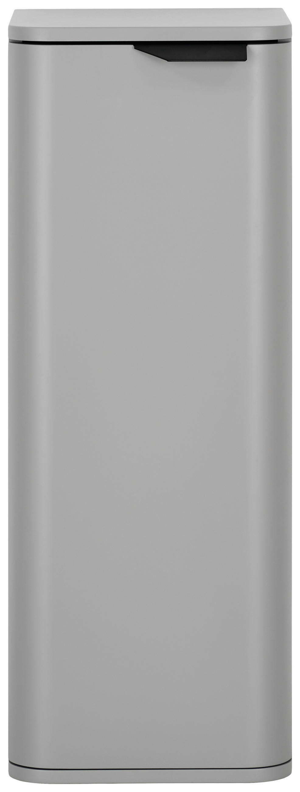 SEITENSCHRANK 33/87/35 cm  - Schwarz/Grau, Design, Holzwerkstoff/Metall (33/87/35cm) - home24