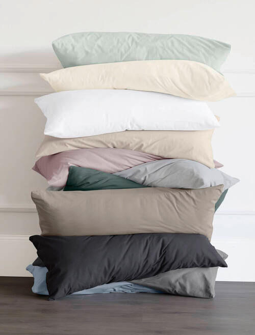 KOPFKISSENBEZUG 40/80 cm  - Grau, KONVENTIONELL, Textil (40/80cm) - Irisette