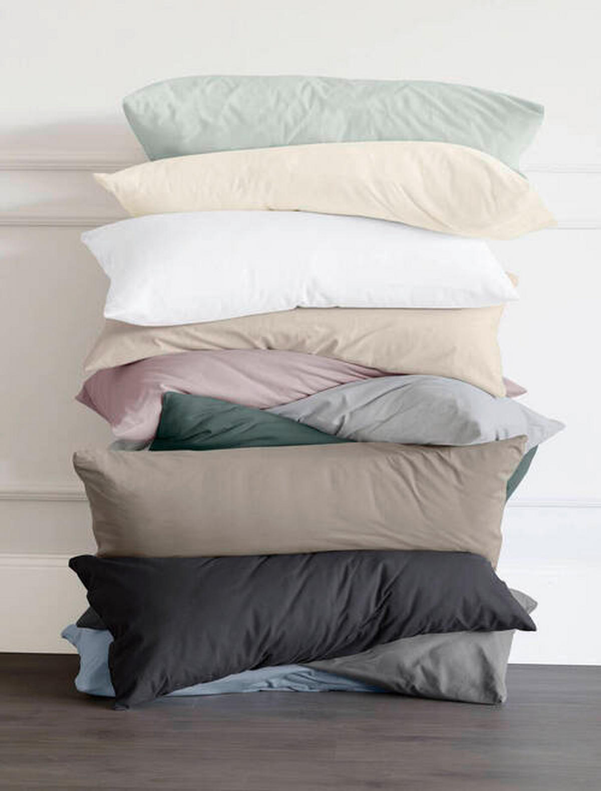KOPFKISSENBEZUG 40/80 cm  - Grau, KONVENTIONELL, Textil (40/80cm) - Irisette