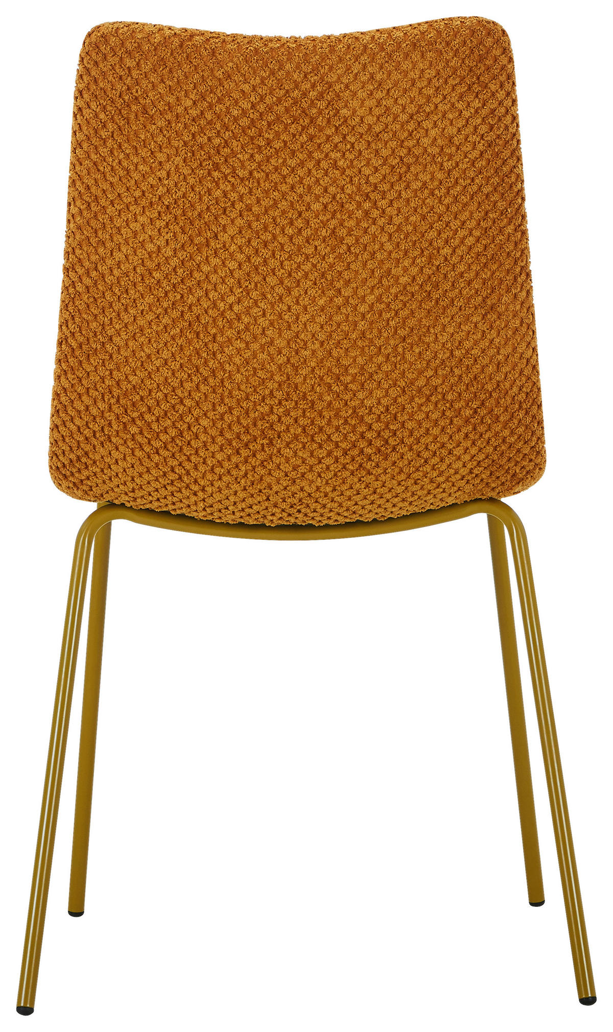 STUHL Webstoff Orange  - Orange, Design, Textil/Metall (45/86,5/57cm) - home24
