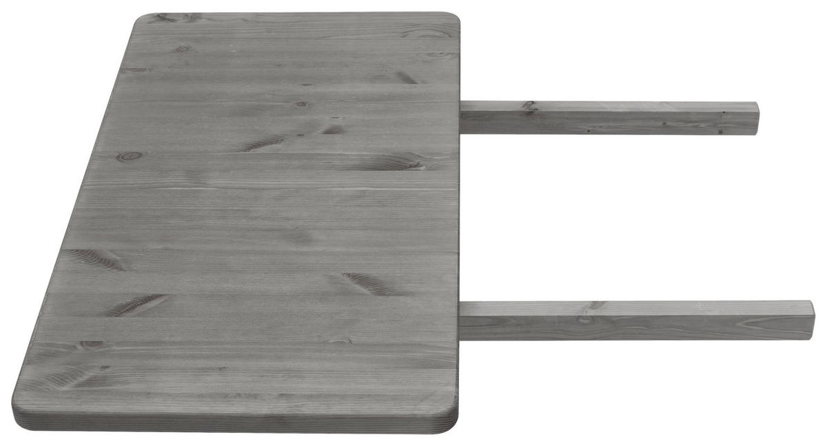 ANSTECKPLATTE Kiefer massiv Grau  - Grau, ROMANTIK / LANDHAUS, Holz (78/3/40cm) - Boxxx