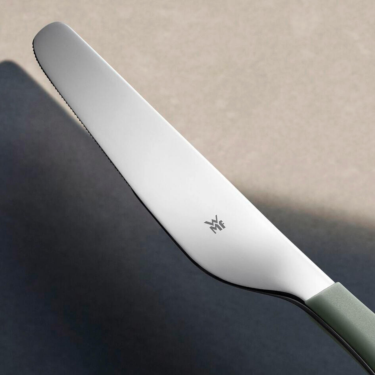 BESTECKSET Emotion 30-teilig Edelstahl  für 6 Personen  - Salbeigrün, Basics, Metall (12,5/12,5/25cm) - WMF