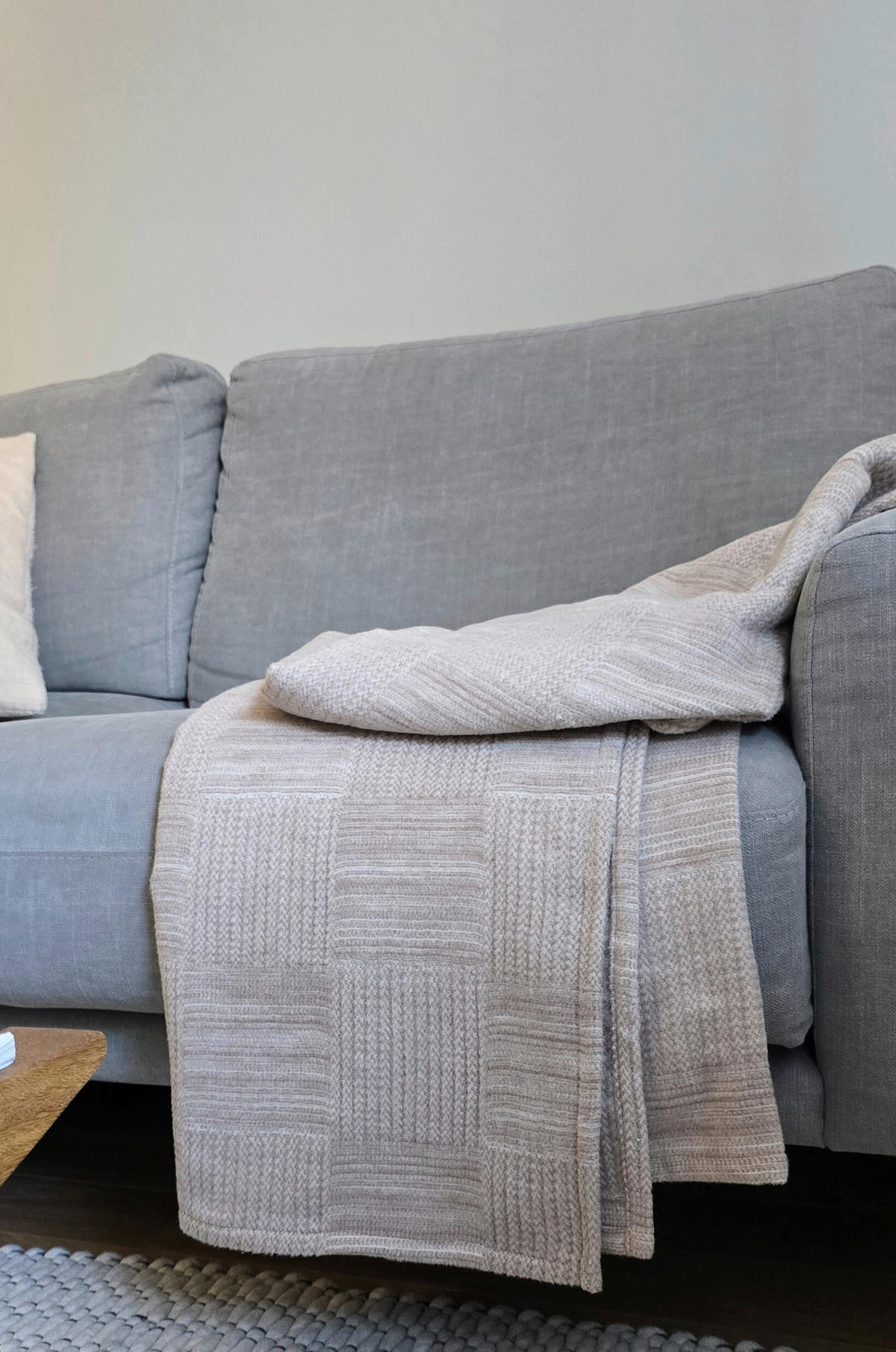 PLÉD 140/200 cm  - bézs, Design, textil (140/200cm) - Bio:Vio