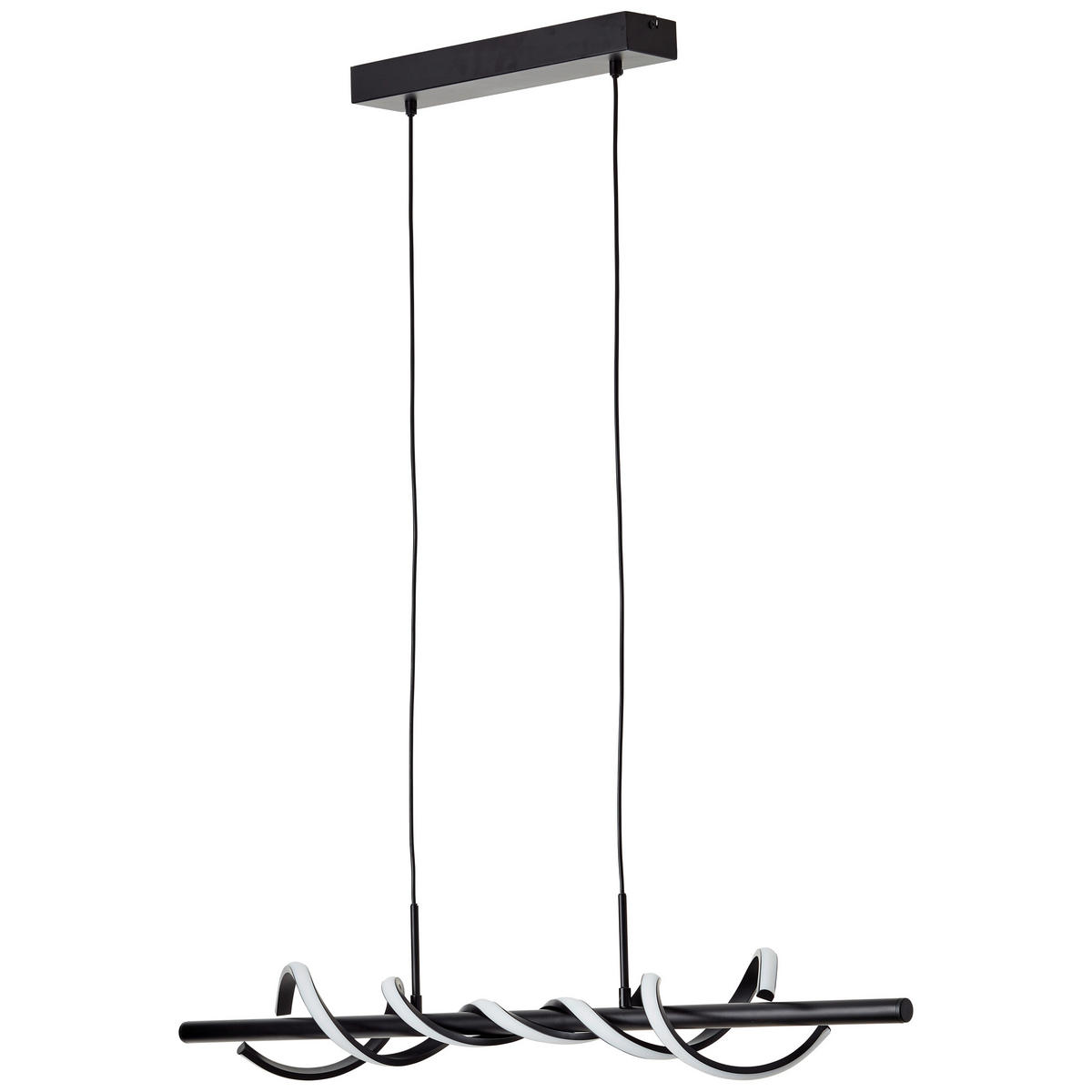 LED-PENDELLEUCHTE    - Schwarz, Design, Kunststoff/Metall (150/95,5/18cm) - Brilliant