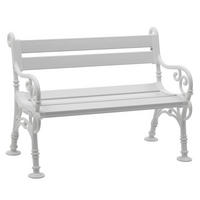 GARTENBANK 115/85/60 cm   - Weiß, Basics, Kunststoff (115/85/60cm) - Modante