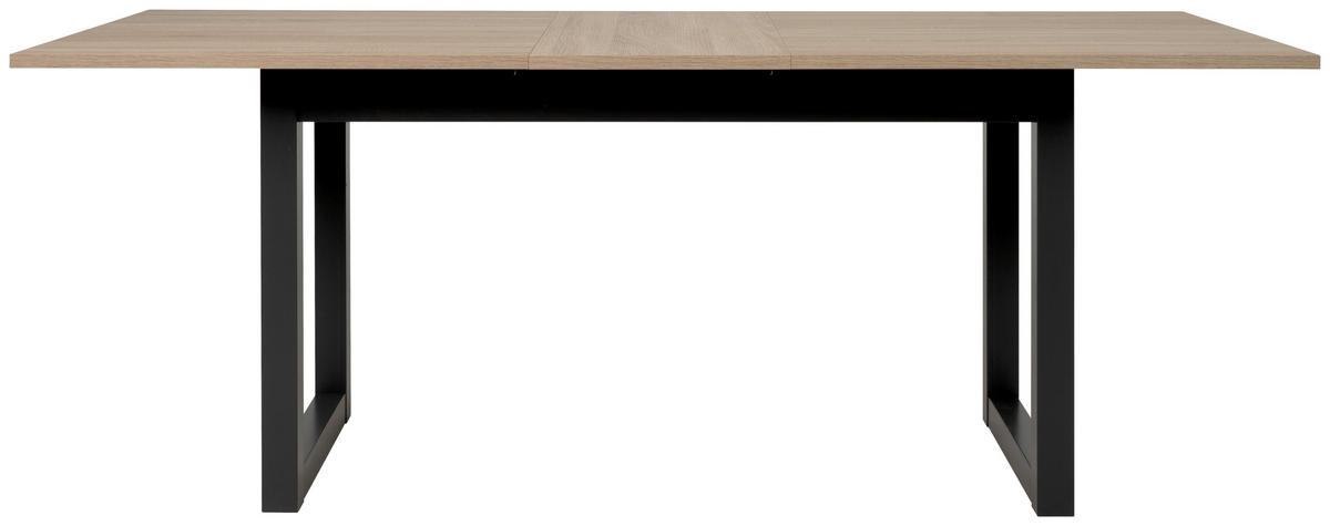 ESSTISCH Holzwerkstoff 160/90/75 cm  - Anthrazit/Sonoma Eiche, Natur, Holzwerkstoff (160/90/75cm) - MID.YOU