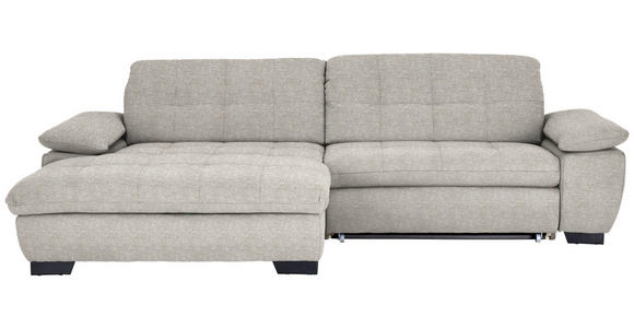 ECKSOFA  in Webstoff Beige  180/265 cm  - Beige/Schwarz, Design, Textil/Metall (180/265cm) - Carryhome