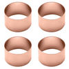 SERVIETTENRINGESET   4 Stück  - Kupferfarben, Basics, Metall (4/2,5cm) - Echtwerk