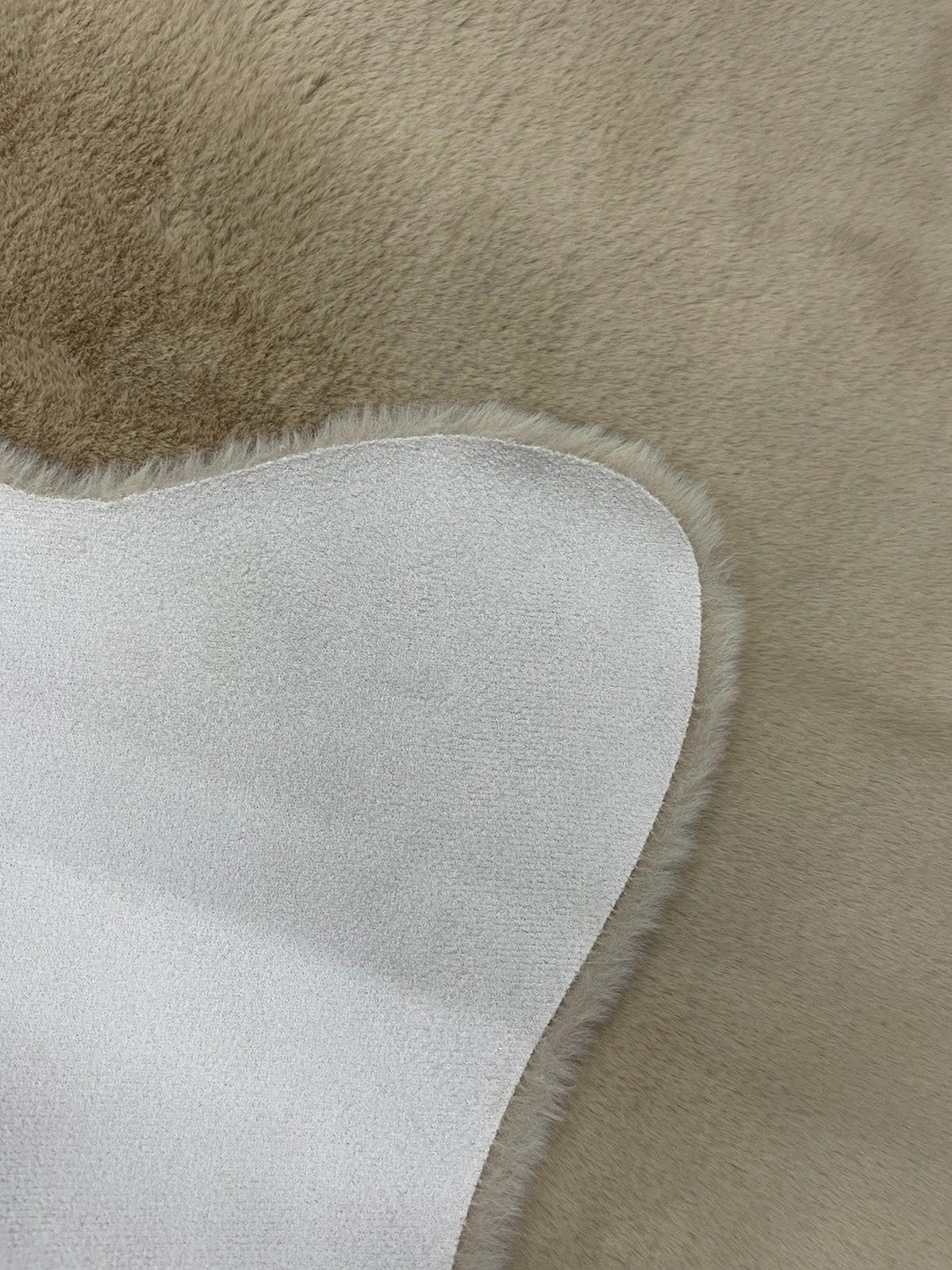 KUNSTFELL 60/90 cm Goldfarben  - Goldfarben, KONVENTIONELL, Textil (60/90cm) - Novel