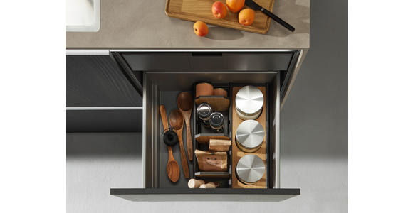 EINBAUKÜCHE - Eichefarben, Design, Holzwerkstoff - Dieter Knoll