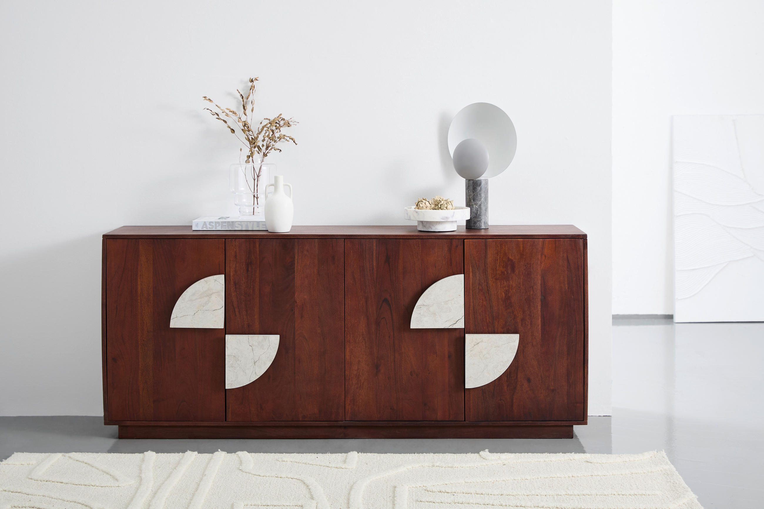 SIDEBOARD  in 180/76/40 cm  - Walnussfarben, LIFESTYLE, Holz (180/76/40cm) - Livetastic