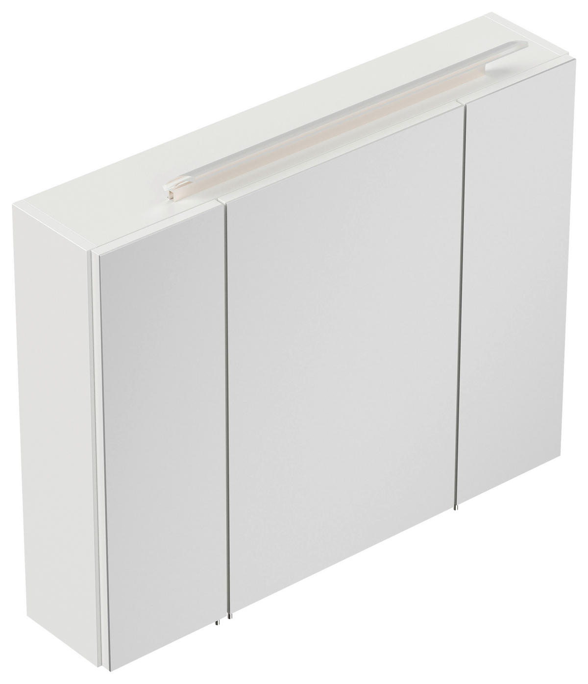 SPIEGELSCHRANK 80/62/17 cm  - Weiß Hochglanz, MODERN, Glas/Holzwerkstoff (80/62/17cm) - MID.YOU