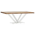 TISCHPLATTE      - Naturfarben, Design, Holz (220/100/5cm) - Landscape