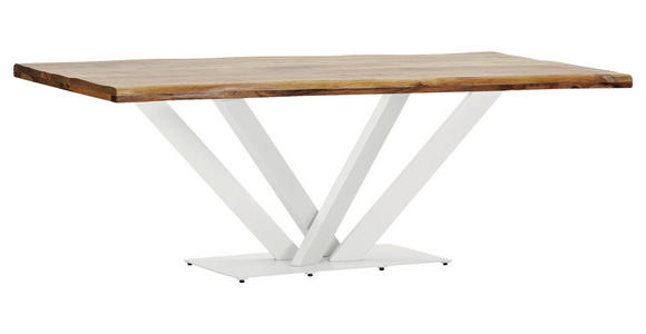TISCHPLATTE      - Naturfarben, Design, Holz (220/100/5cm) - Landscape