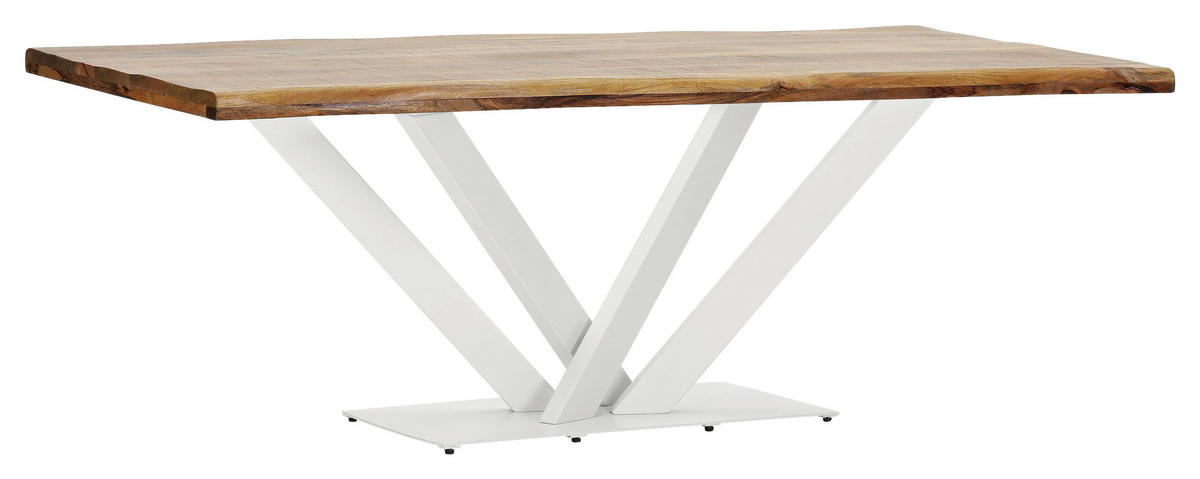 TISCHPLATTE Naturfarben   - Naturfarben, Design, Holz (220/100/5cm) - Landscape