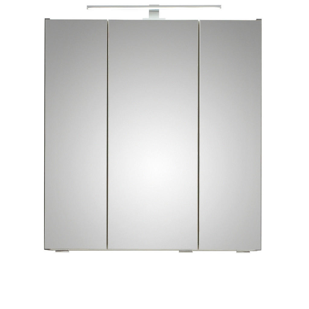 Thumbnail - Pelipal Spiegelschrank QS 357, Dunkelgrau, Metall, 6 Fächer, 65x70x16 cm, Made in Germany, Typenauswahl, Badezimmer, Bad...