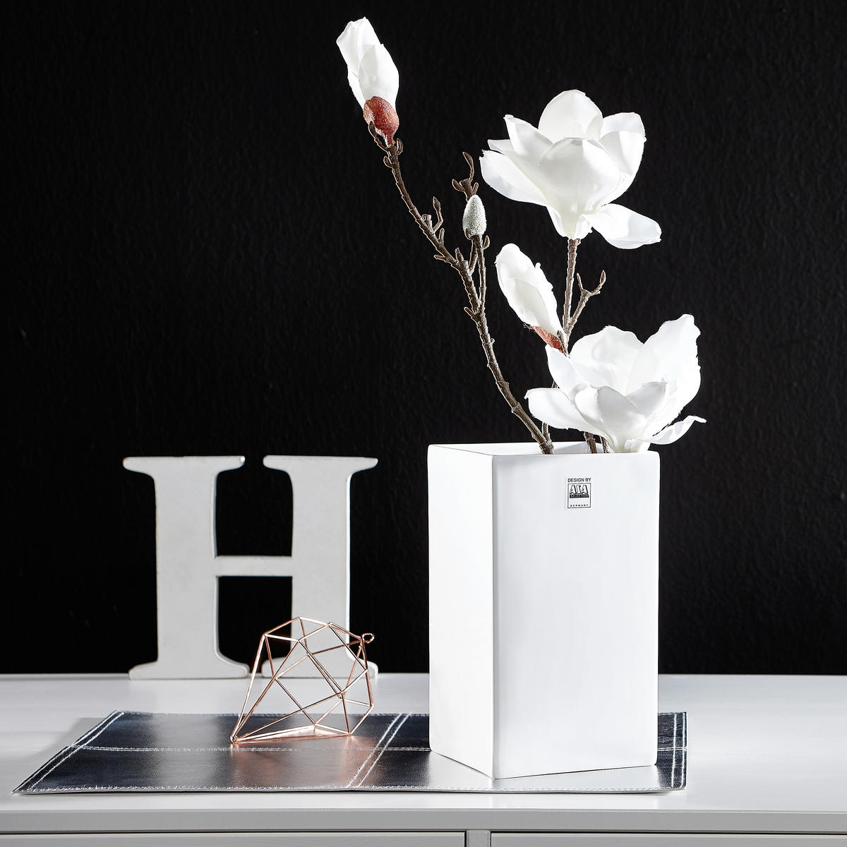 VASE  - Weiss, Basics, Keramik (11,5/21cm) - ASA