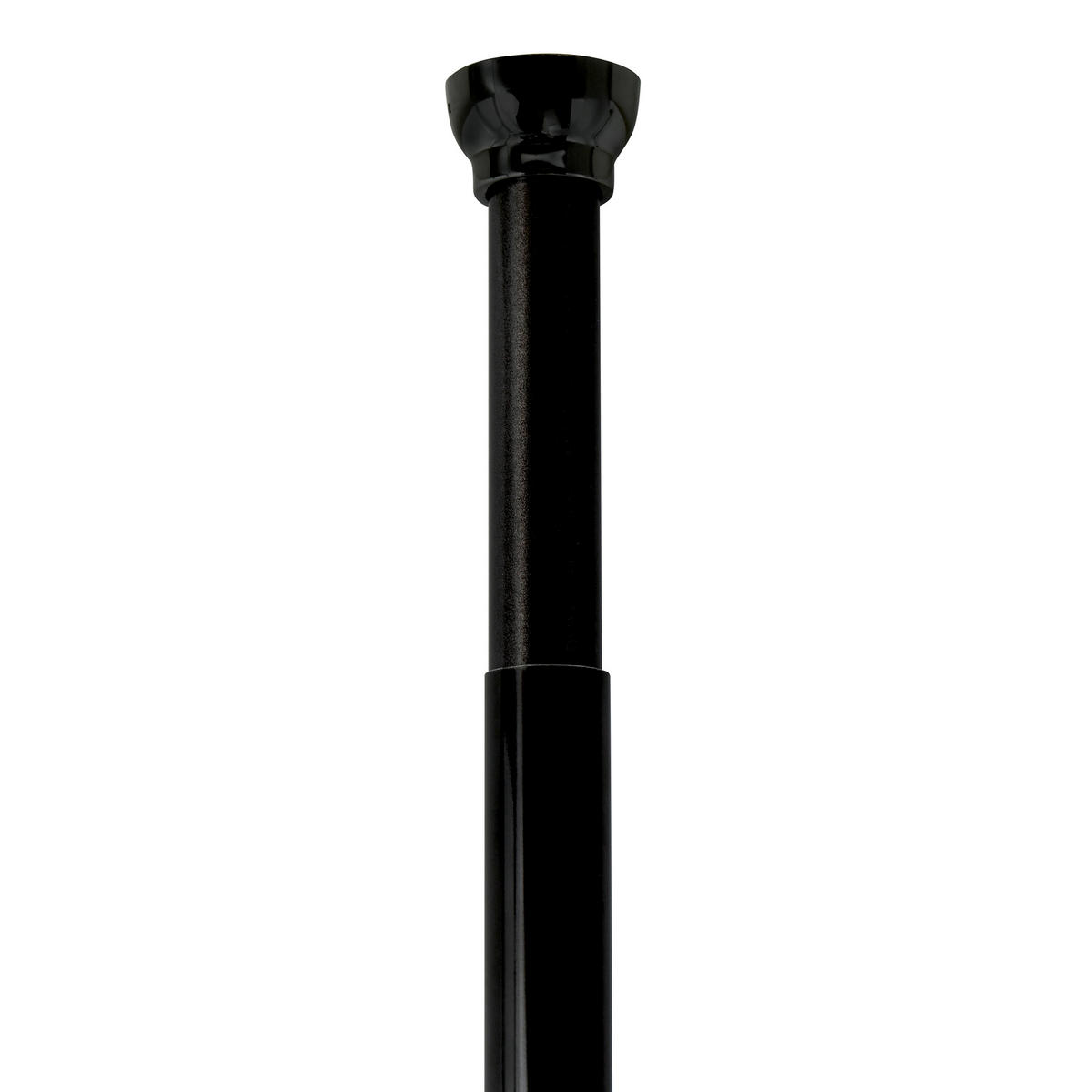 DUSCHVORHANGSTANGE KRETA 75-125 cm  - Schwarz, Basics, Metall (75-125cm) - Spirella