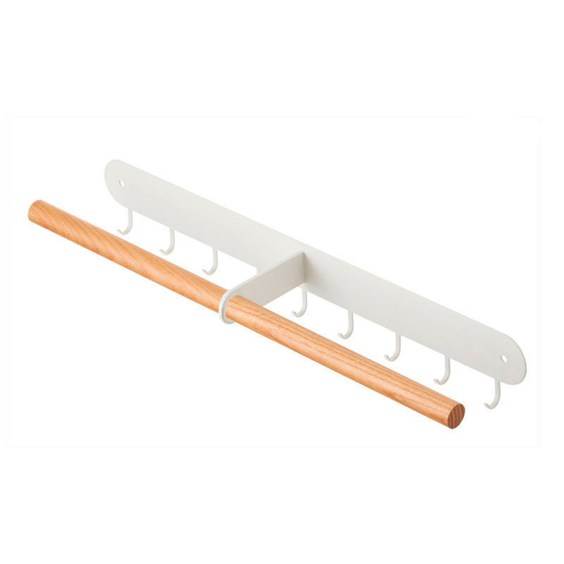 SCHMUCKHALTER - Weiss, Basics, Holz/Metall (32/4,5/6,7cm)