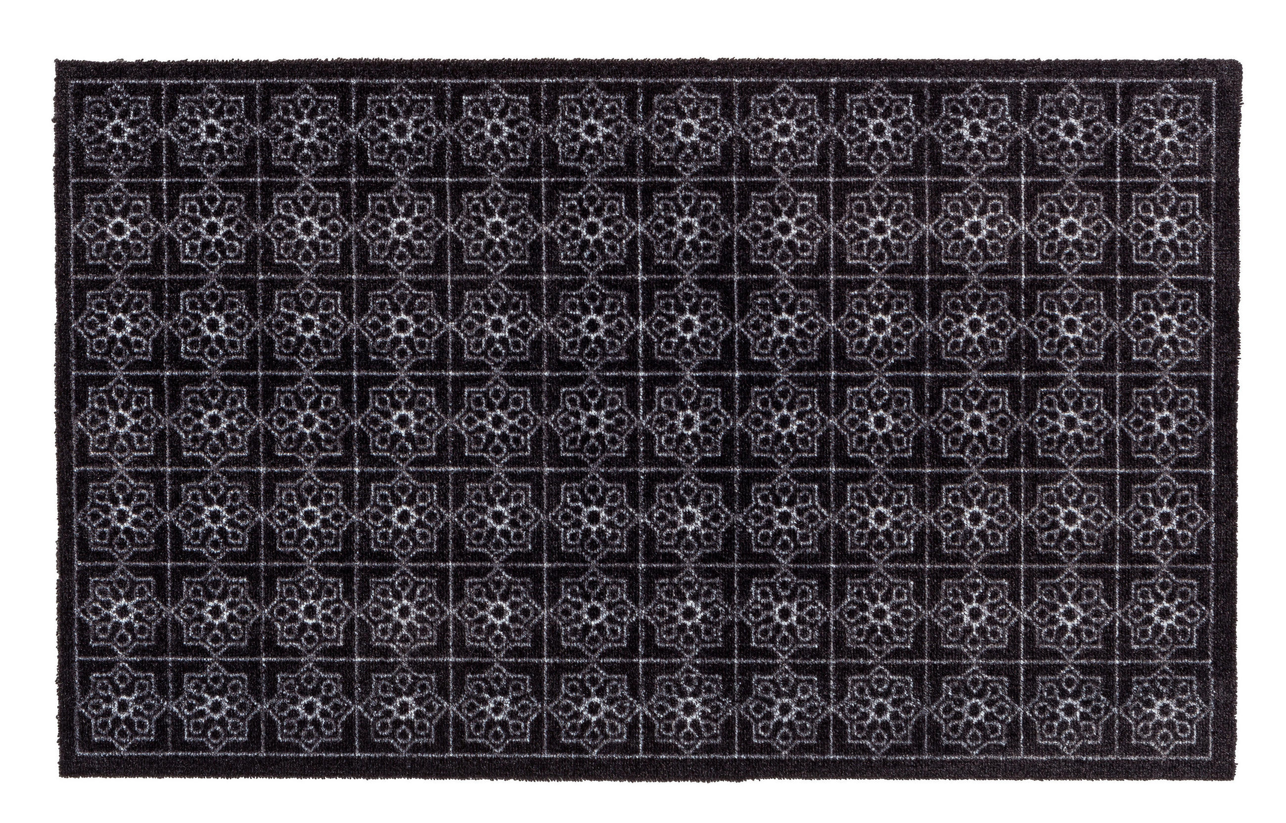 OTIRAČ ZA OBUĆU 66/110 cm   - bela/crna, Osnovno, tekstil (66/110cm)