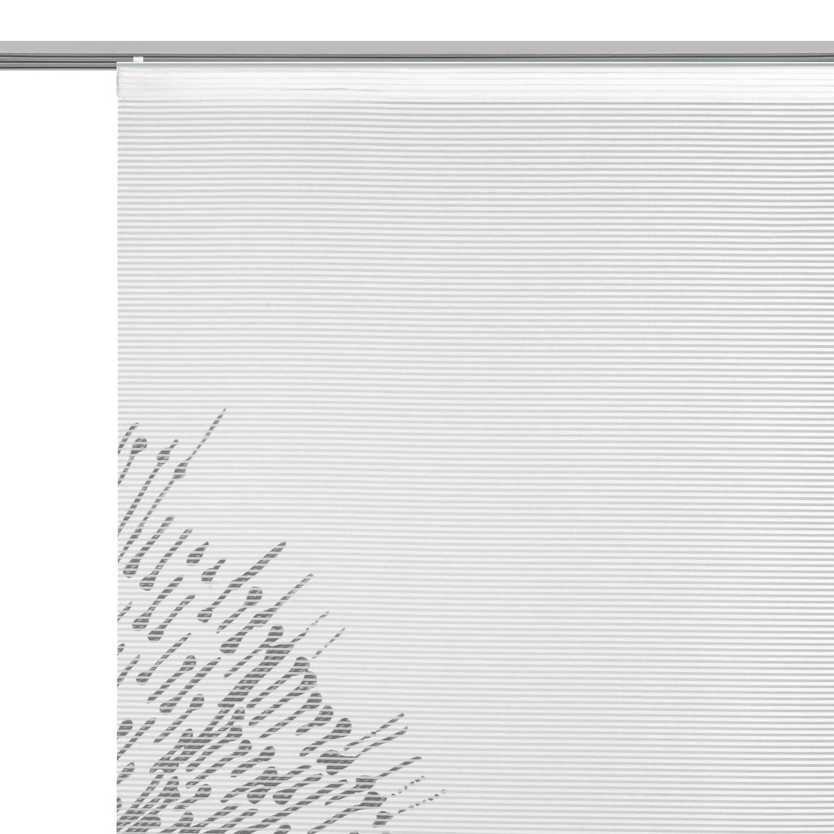 FLÄCHENVORHANG in Grau transparent  - Grau, Design, Textil (60/245cm) - Novel