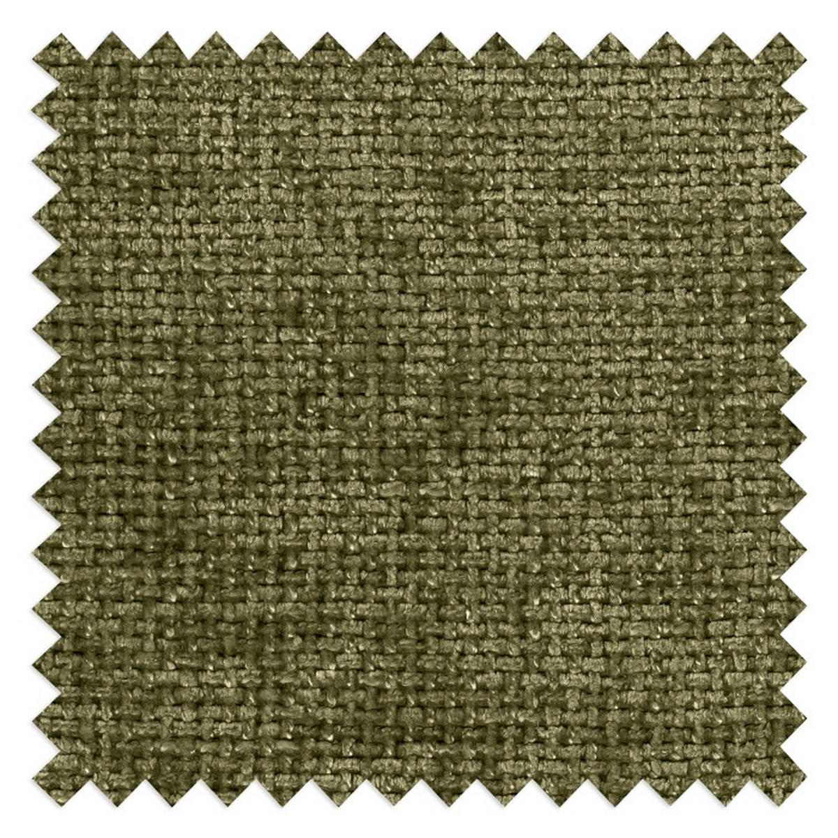 BIGSOFA in Chenille Grün  - Schwarz/Grün, Modern, Kunststoff/Textil (237/87/131cm) - Trendmanufaktur