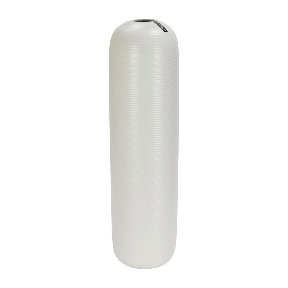 VÁZA, keramika, 58 cm - bílá, Basics, keramika (17/58/17cm)