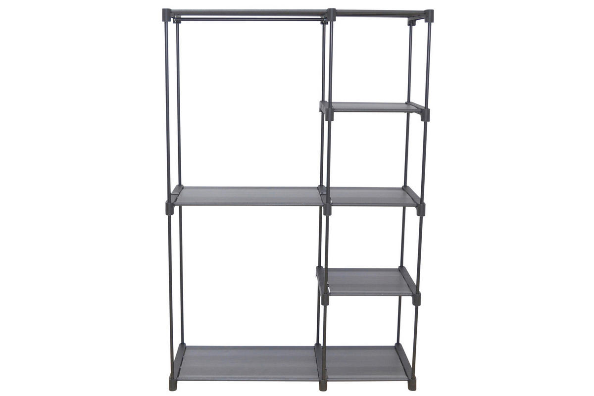 GARDEROBE  in  - Schwarz, Design, Kunststoff/Metall (44/111/167cm) - MID.YOU