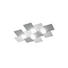 LED-DECKENLEUCHTE - Alufarben, Design, Metall (55/38,5/5,2cm) - Großmann
