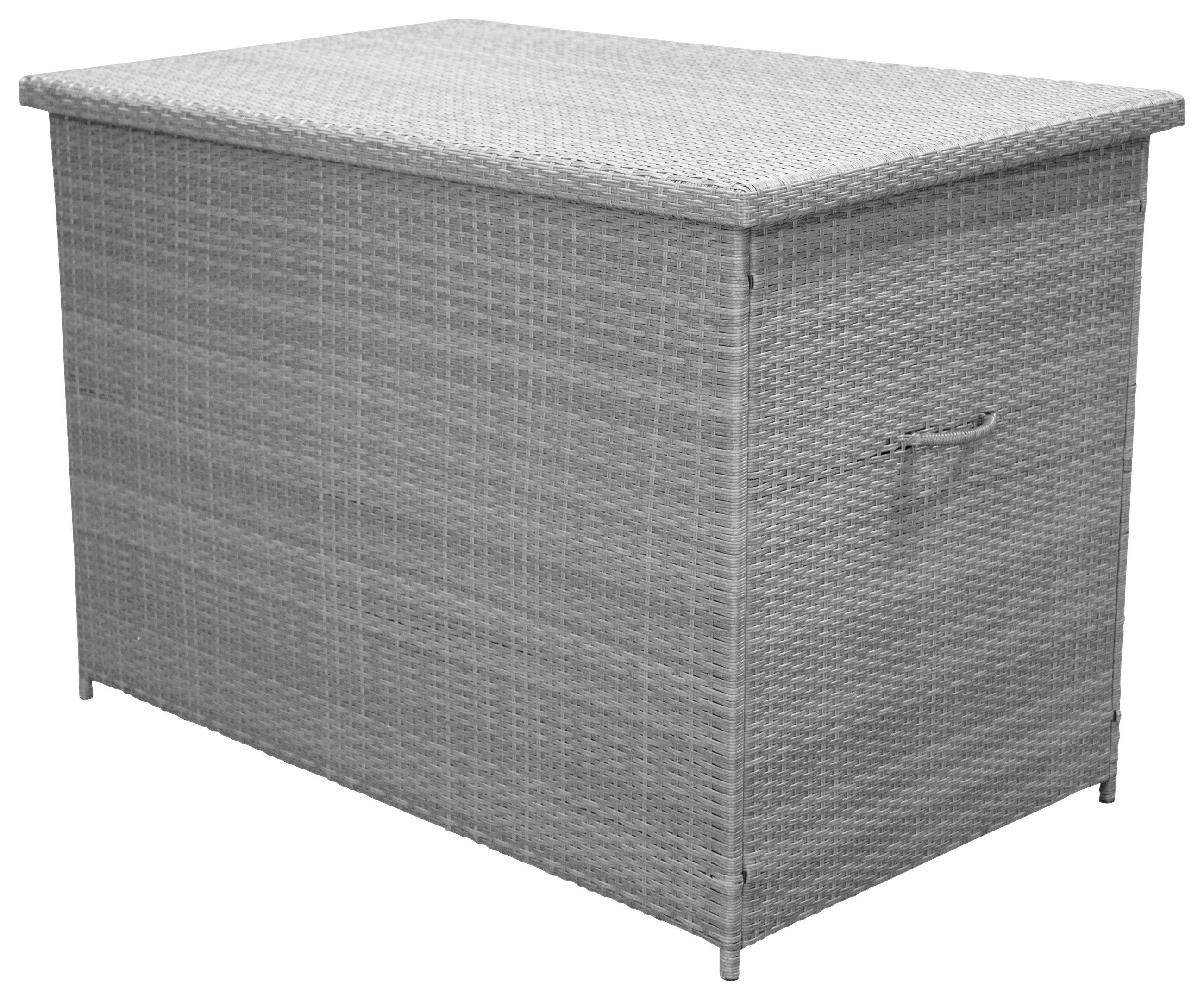 KISSENBOX 150/100/90 cm  - Hellgrau, KONVENTIONELL, Kunststoff (150/100/90cm) - Gardenson