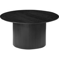 SOFFBORD i trä 90/90/45 cm  - svart, Design, trä (90/90/45cm)