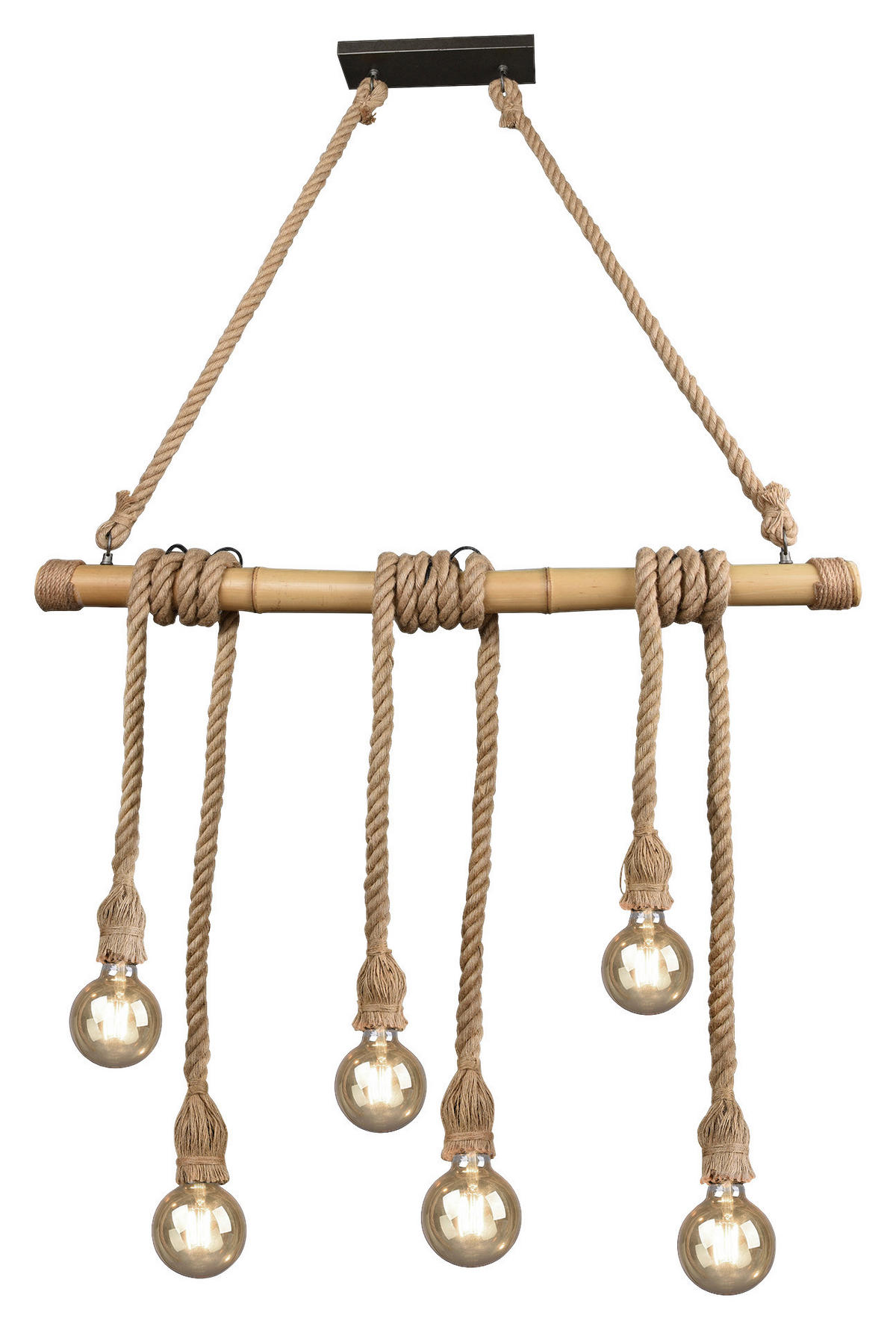 HÄNGELEUCHTE  100/150/10 cm   - Braun, Design, Holz (100/150/10cm) - P & B