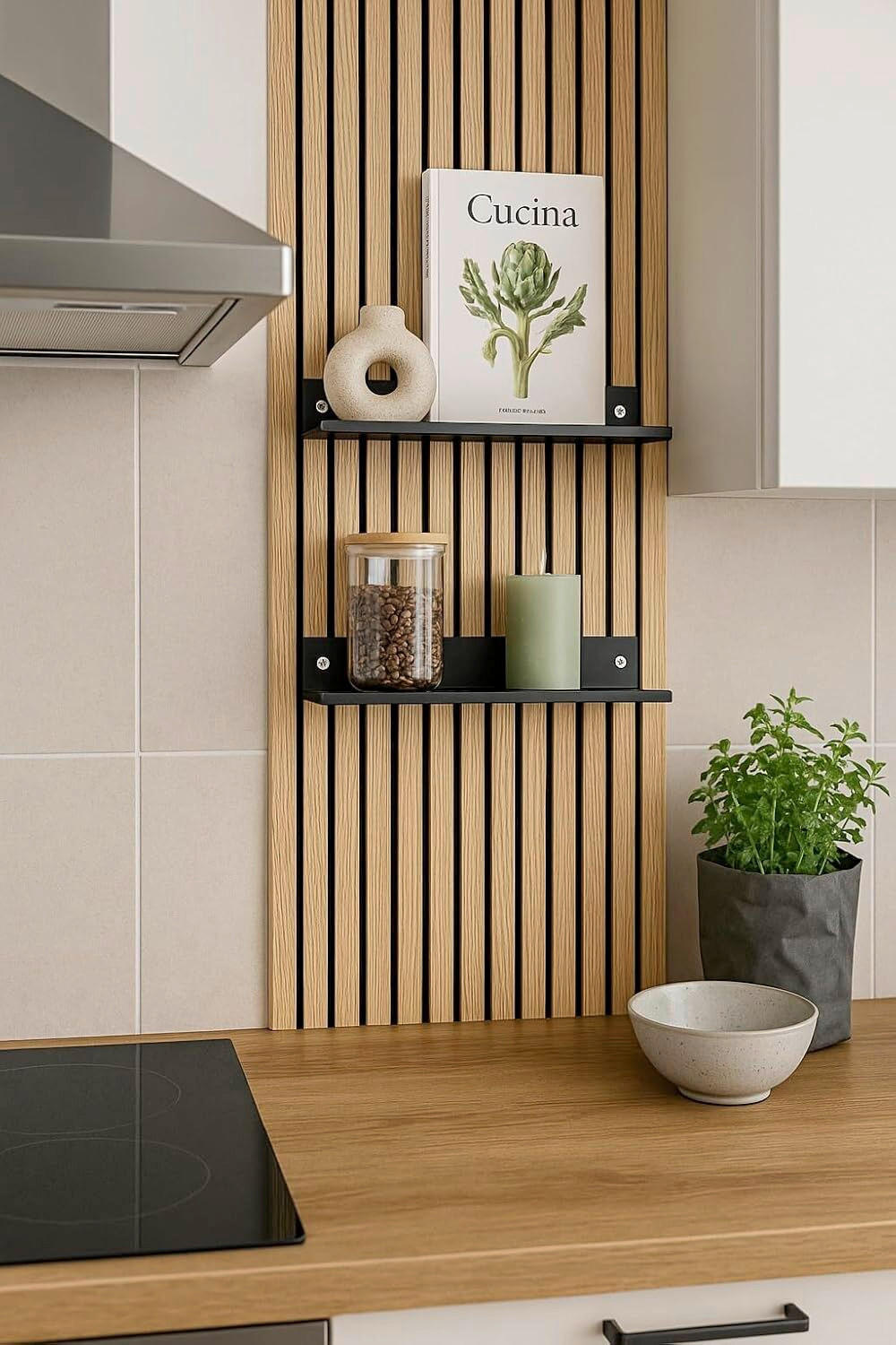 AKUSTIKPANEEL  - Schwarz, Basics, Metall (44/13/8,5cm)