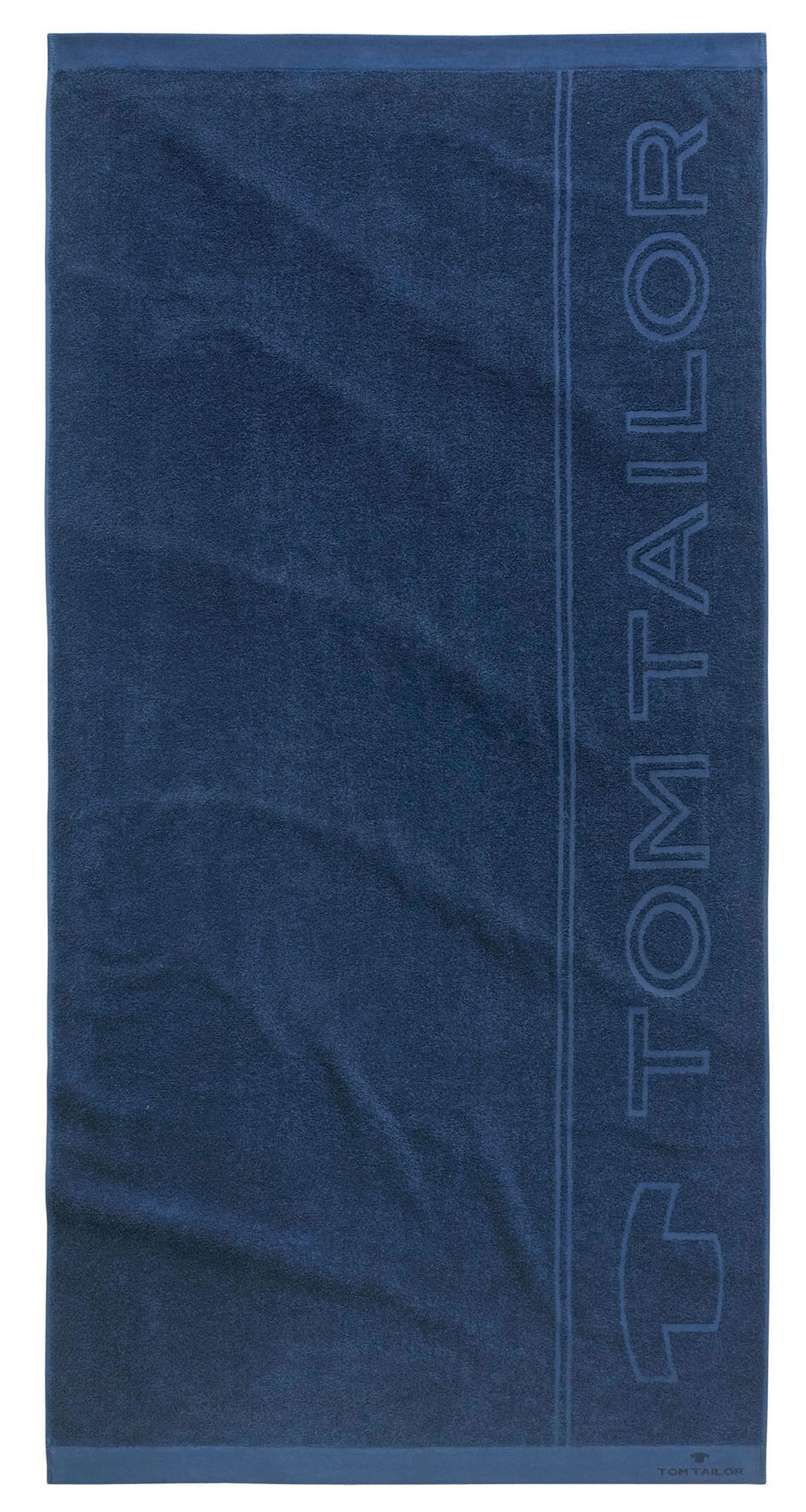 STRANDTUCH 100119 90X180 90/180 cm  - Dunkelblau, KONVENTIONELL, Textil (90/180cm) - Tom Tailor
