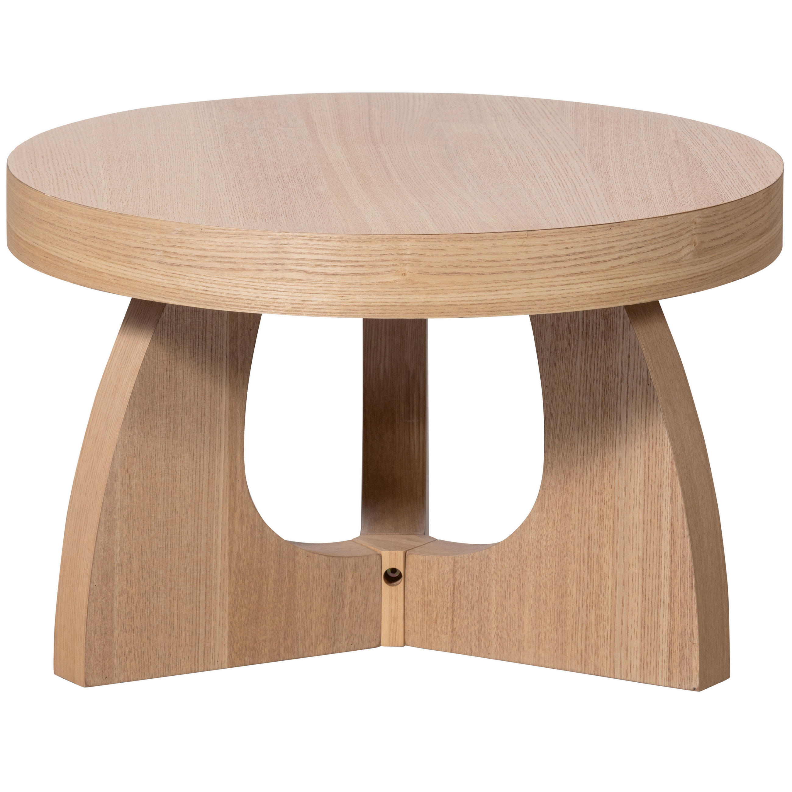 BEISTELLTISCH 55/55/35 cm Naturfarben rund  - Naturfarben, Design, Holzwerkstoff (55/55/35cm) - Livetastic