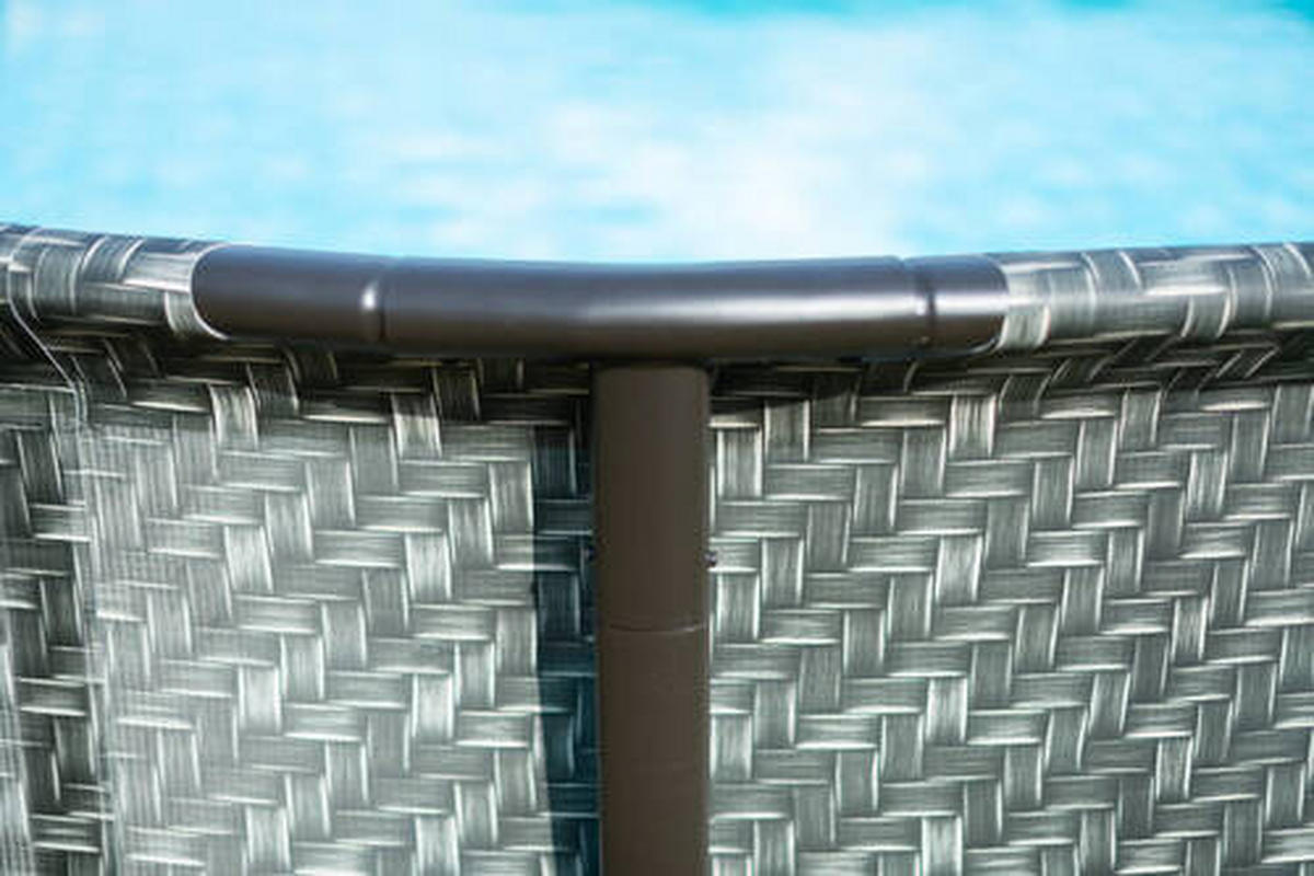 POOL PGP4A01648B 488/122 cm  - Grau, KONVENTIONELL, Kunststoff (488/122cm)