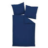 BETTWÄSCHE Giacomo Makosatin 200/200 cm  - Dunkelblau, Basics, Textil (200/200cm) - Janine