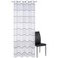 ÖSENVORHANG halbtransparent  - Weiß, Design, Textil (140/245cm) - Esposa