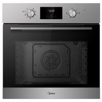 EINBAUBACKOFEN 65M80D2IX  - Edelstahlfarben, Basics, Metall (57,5/59,5/59,5cm) - Midea