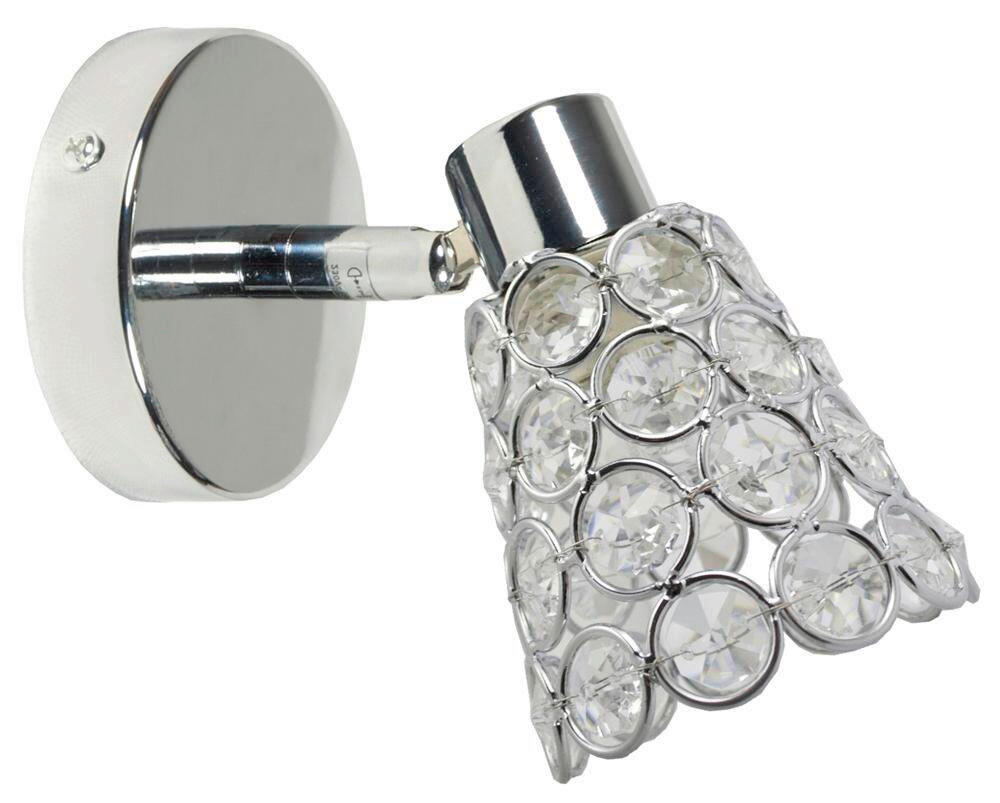 WANDLEUCHTE Glossy 9/15/11 cm  - Chromfarben, KONVENTIONELL, Metall (9/15/11cm)